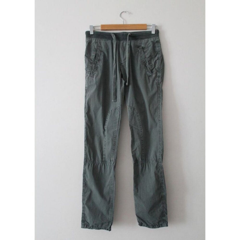 James Perse Parachute Utility Pant Green Cargo Size 0